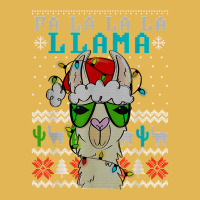 Fa La La La La Merry Christmas Funny Santa Llama Ugly T Shirt Vintage Hoodie And Short Set | Artistshot