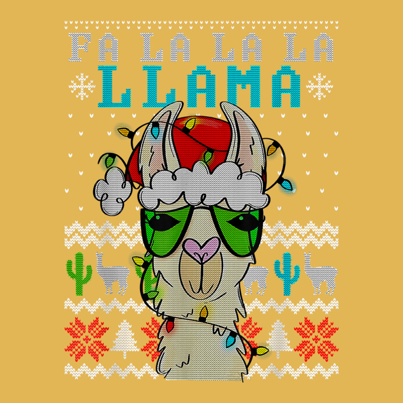 Fa La La La La Merry Christmas Funny Santa Llama Ugly T Shirt Vintage Hoodie And Short Set | Artistshot