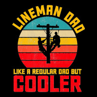 Lineman Dad But Cooler Funny Electrician Utility Father Mens Premium Maternity Scoop Neck T-shirt | Artistshot