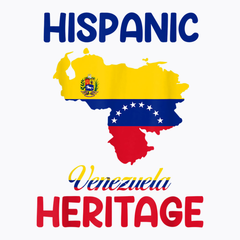 Venezuela Map Venezuela Flag Hispanic Heritage Latin Month T Shirt T-Shirt by cm-arts | Artistshot