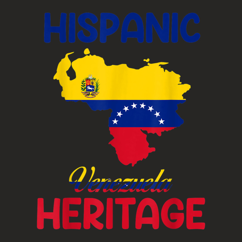 Venezuela Map Venezuela Flag Hispanic Heritage Latin Month T Shirt Ladies Fitted T-Shirt by cm-arts | Artistshot