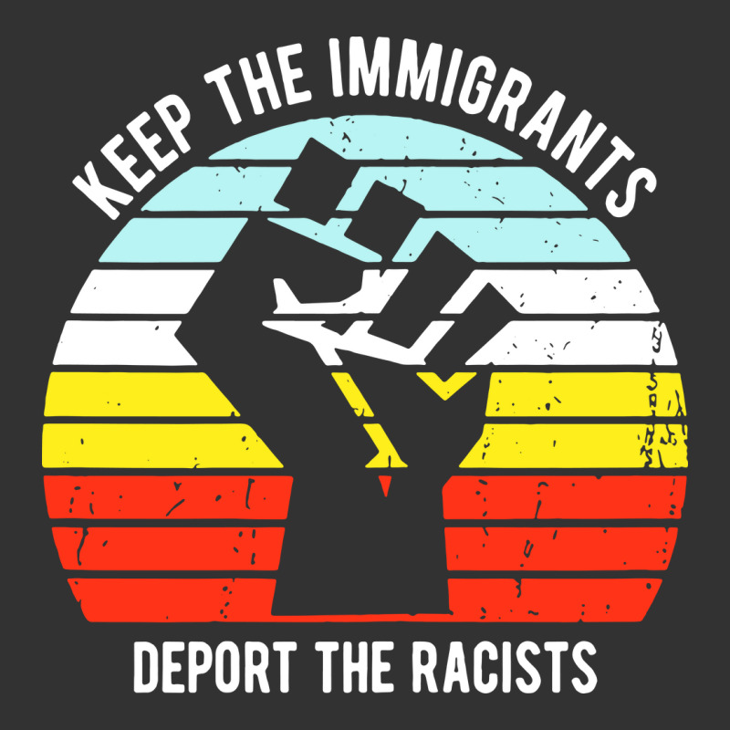 Keep The Immigrants Deport The Racists Baby Bodysuit by cm-arts | Artistshot