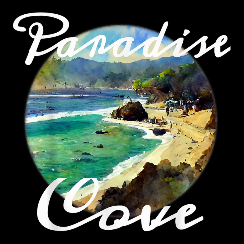 Paradise Cove California Beach Watercolour T Shirt Youth Zipper Hoodie by cm-arts | Artistshot