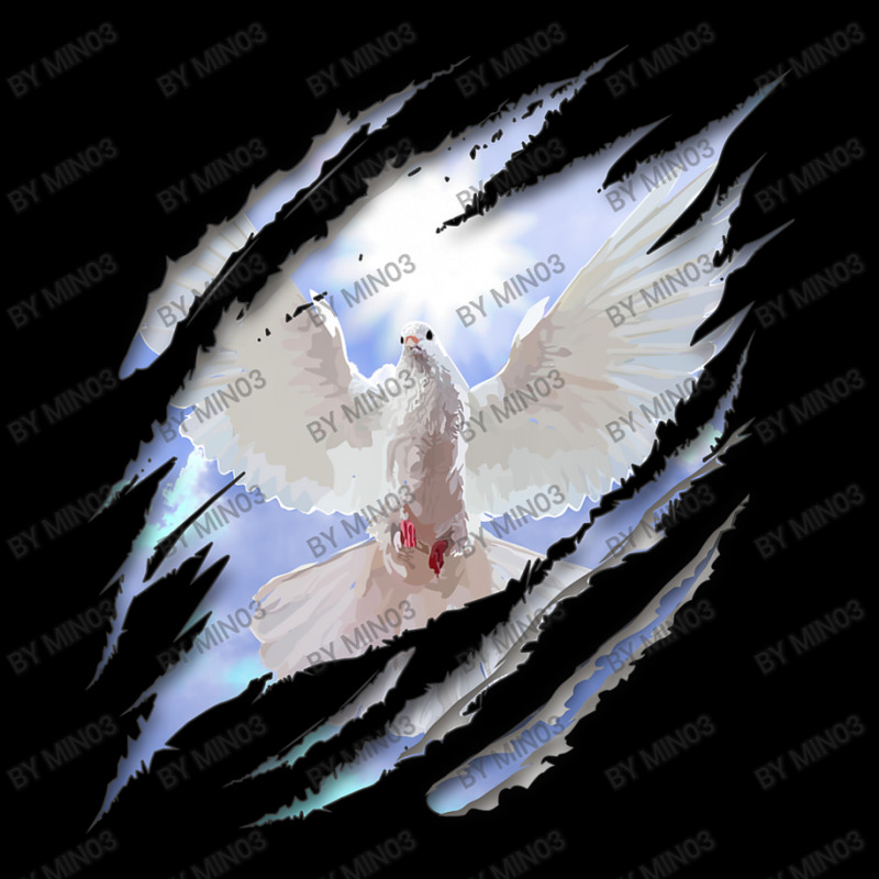 Baptism Holy Spirit White Dove Baptized Christian Cropped Hoodie by Min03 | Artistshot