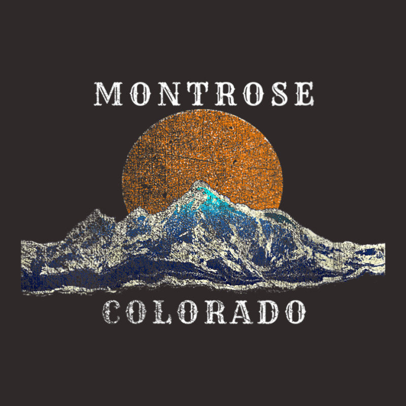 Womens Montrose Colorado Mountain Sunset Scenery V Neck T Shirt Racerback Tank by cm-arts | Artistshot