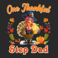 One Thankful Step Dad Thanksgiving Turkey Blessed Grateful Printed Hat | Artistshot