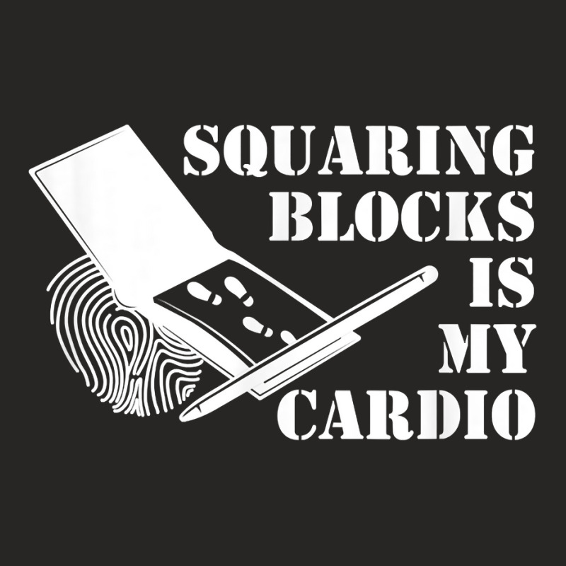 Squaring Blocks Is My Cardio, Privat Investigator T Shirt Ladies Fitted T-Shirt by cm-arts | Artistshot