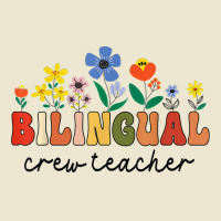 Dual Language Bilingual Crew Teacher Appreciation T Shirt Cropped Hoodie | Artistshot