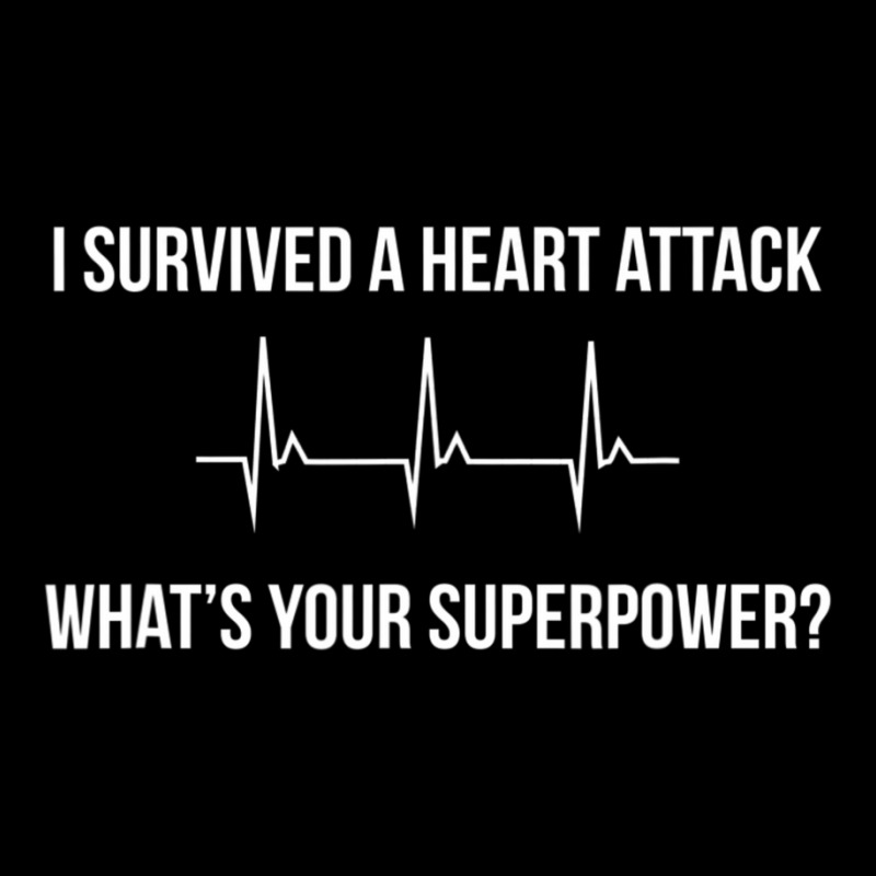 I Survived A Heart Attack. What's Your Superpower Men's 3/4 Sleeve Pajama Set | Artistshot