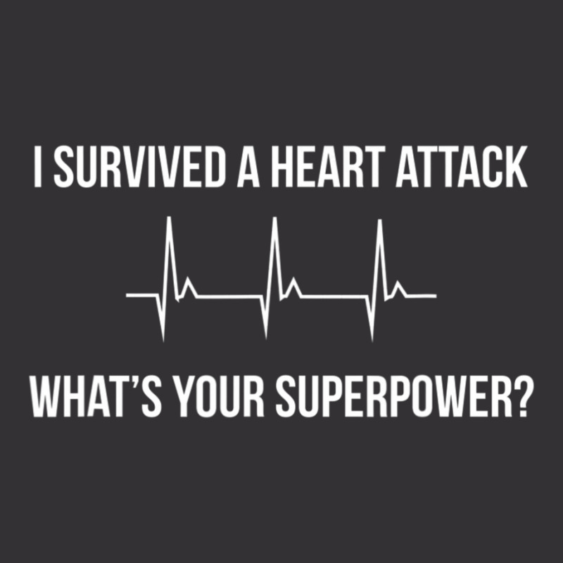 I Survived A Heart Attack. What's Your Superpower Vintage Short | Artistshot