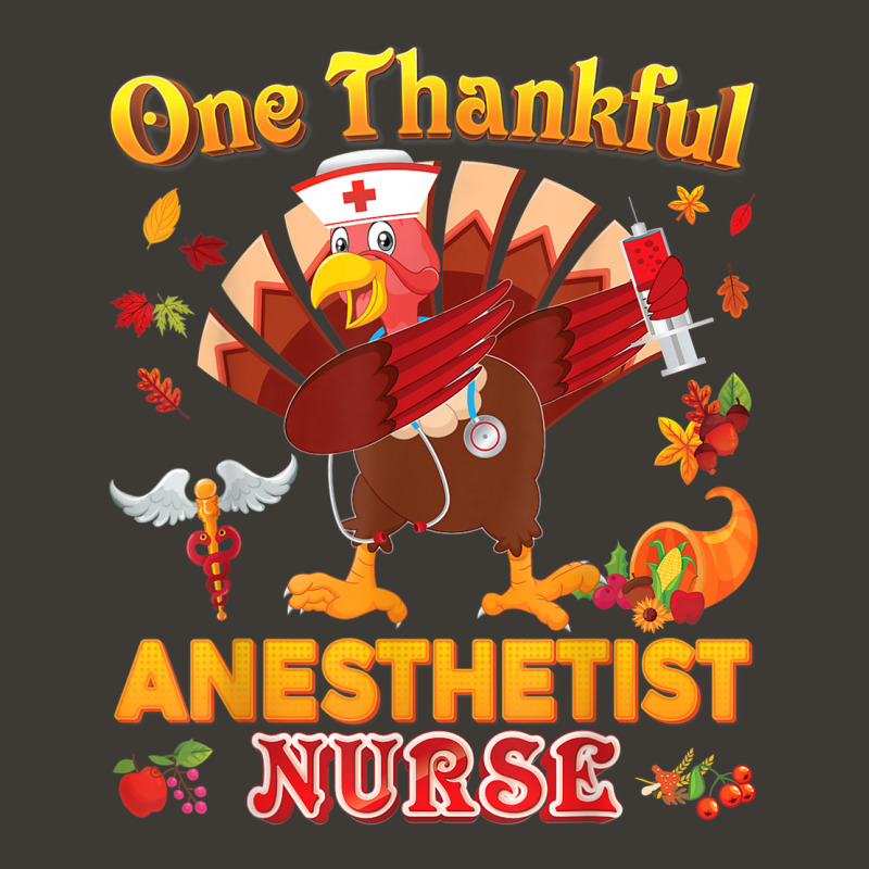 One Thankful Anesthetist Nurse Dabbing Turkey Thanksgiving Bucket Hat | Artistshot