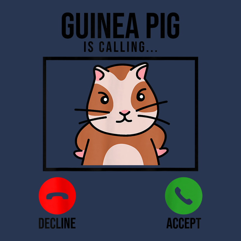 Guinea Pig Is Calling Guine Pig Lover Pig Owner Animals T Shirt Men Denim Jacket | Artistshot