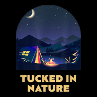 Tucked In Nature Camping Wildlife Camper Outdoor Hiking Baby Tee | Artistshot