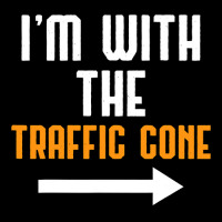 I M With The Traffic Cone Costume Funny Halloween Couple Adjustable Cap | Artistshot