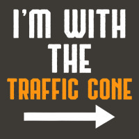 I M With The Traffic Cone Costume Funny Halloween Couple Bucket Hat | Artistshot