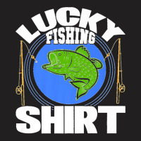 Lucky Fishing Funny Fisherman Fish Premium T-shirt | Artistshot