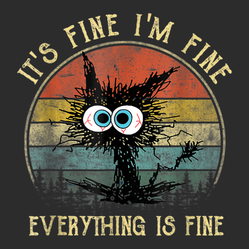 It's Fine I'm Fine Everything Is Fine Funny Black Cat Exclusive T-shirt | Artistshot