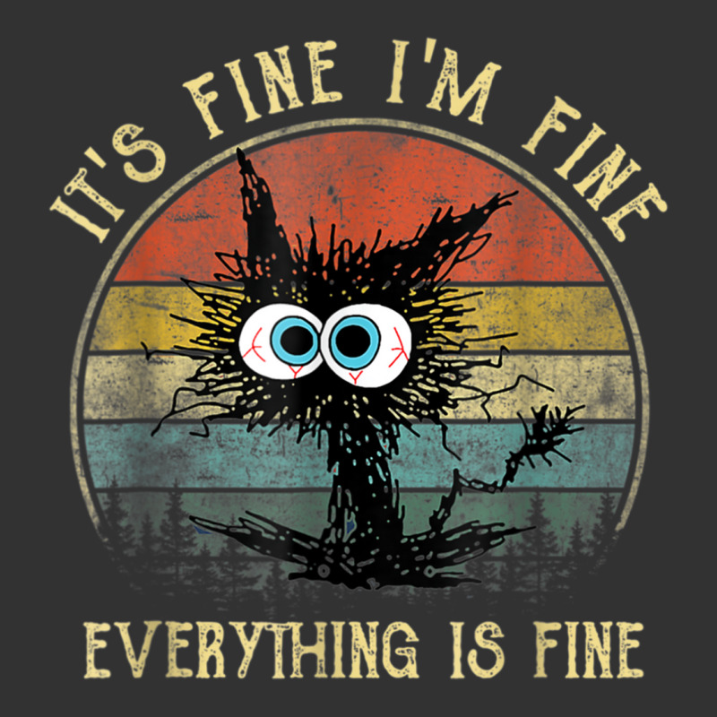 It's Fine I'm Fine Everything Is Fine Funny Black Cat Baby Bodysuit | Artistshot