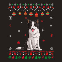 Border Collie Dog Ugly Xmas Design Matching Ugly Christmas Tank Top | Artistshot