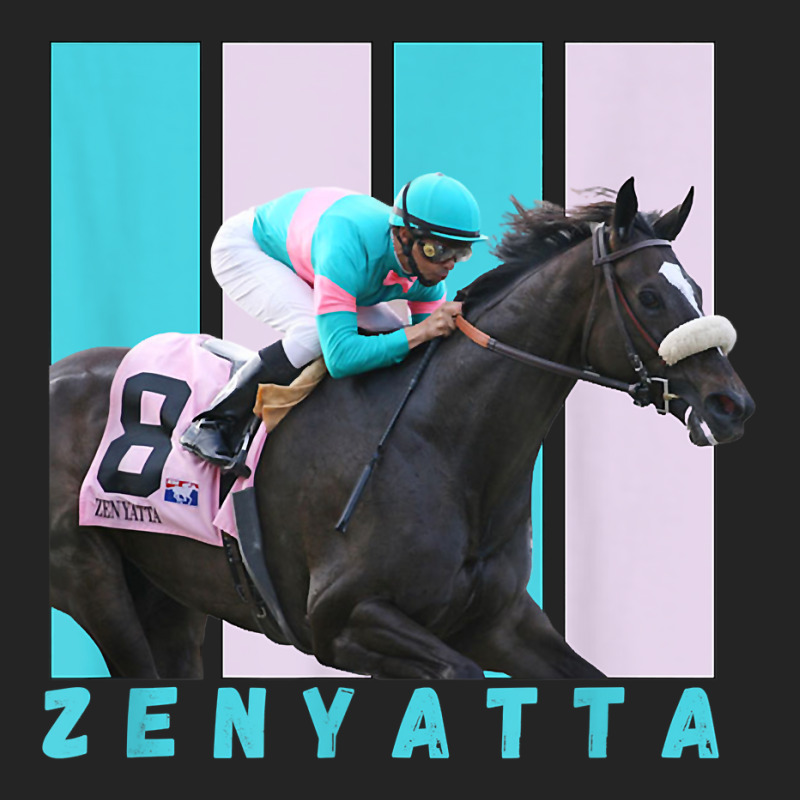 Zenyatta Horse, Thoroughbred, Santa Anita, Del Mar T Shirt 3/4 Sleeve Shirt by cm-arts | Artistshot