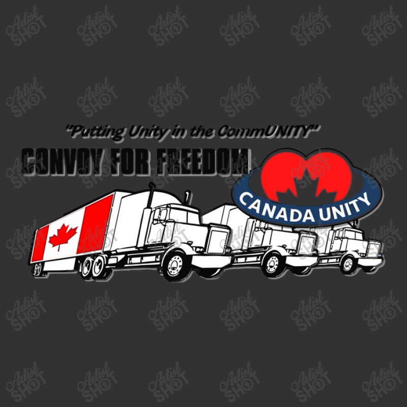 Freedom Convoy 2022 Truck Vintage Hoodie by Wrip1959 | Artistshot