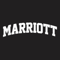 Marriott Name Vintage Retro College Arch Style Funny T-shirt | Artistshot