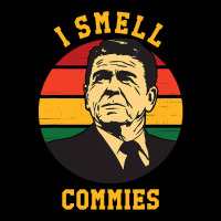 Funny Ronald Reagan I Smell Commies Political Humor Adjustable Cap | Artistshot