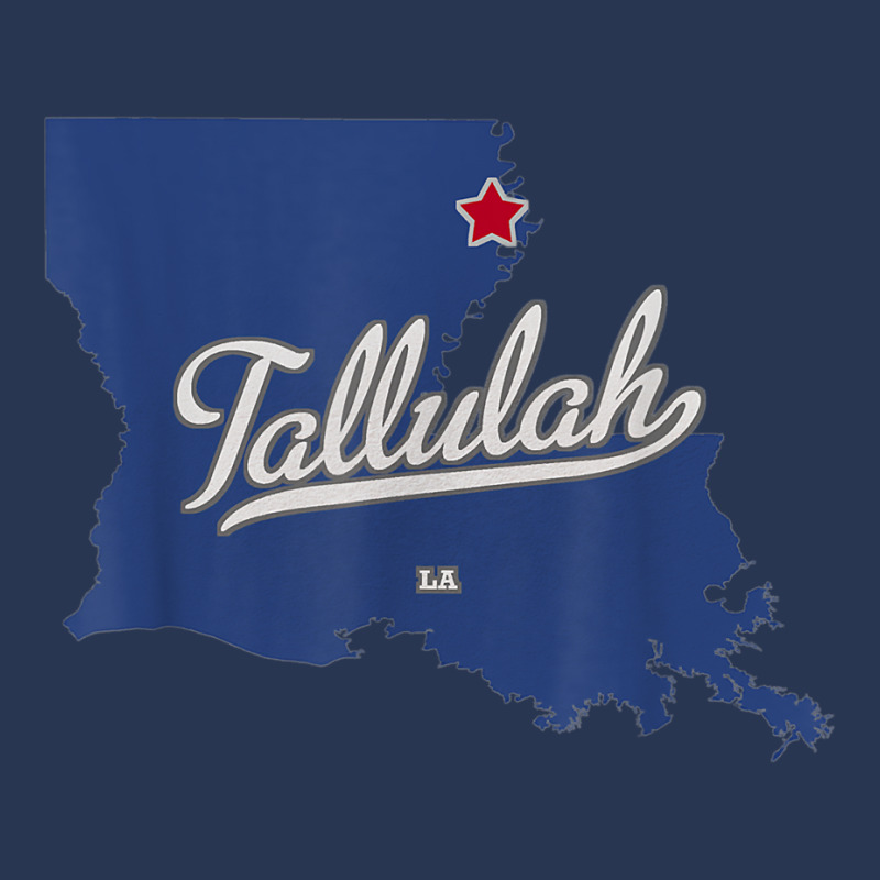 Tallulah Louisiana La Map T Shirt Men Denim Jacket | Artistshot