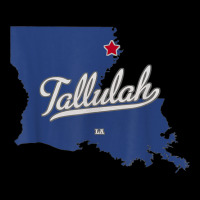 Tallulah Louisiana La Map T Shirt Fleece Short | Artistshot