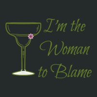 Woman To Blame Women's Triblend Scoop T-shirt | Artistshot