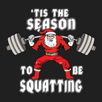 Tis The Season To Be Squatting - Santa Leg Day Ladies Polo Shirt | Artistshot