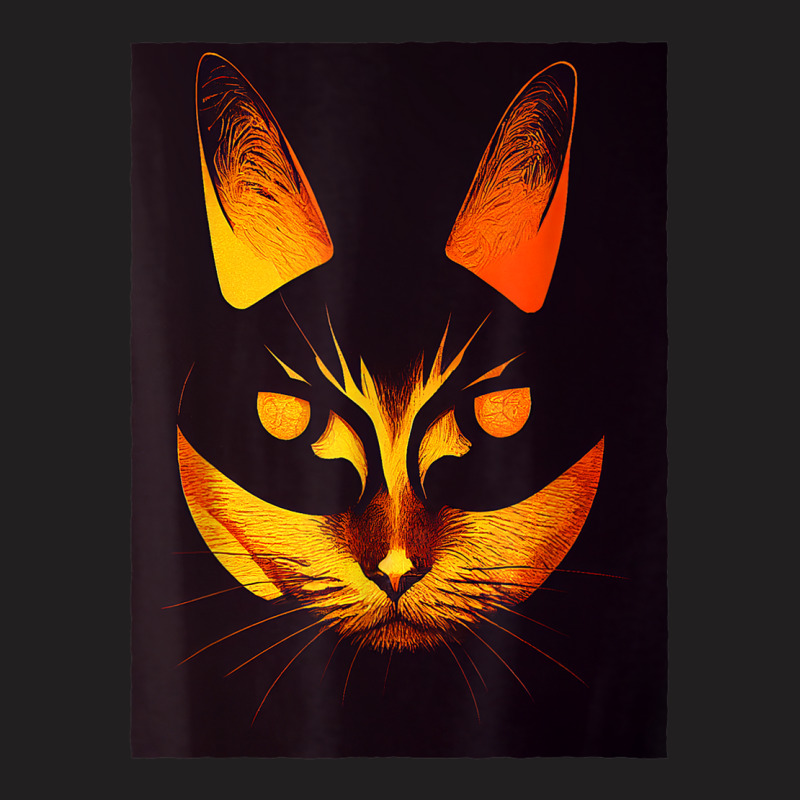 Halloween Cat   Scary Kitty   Creepy Halloween Party T-shirt | Artistshot