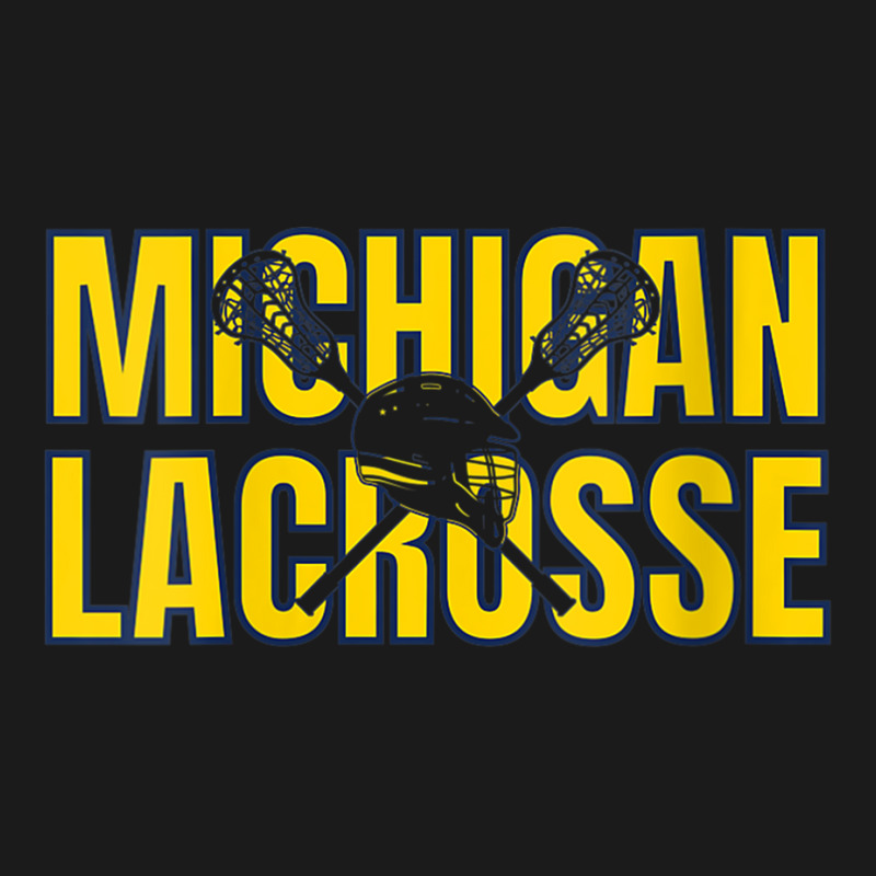 Womens Michigan Lacrosse Helmet Mi Lax The Wolverine State Gift V Neck Full-length Apron | Artistshot