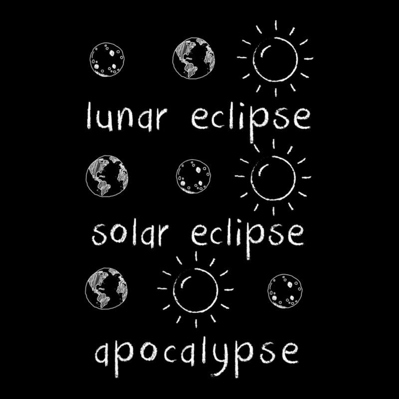 Lunar Solar Eclipse And Apocalypse Science Pocket T-Shirt by cm-arts | Artistshot