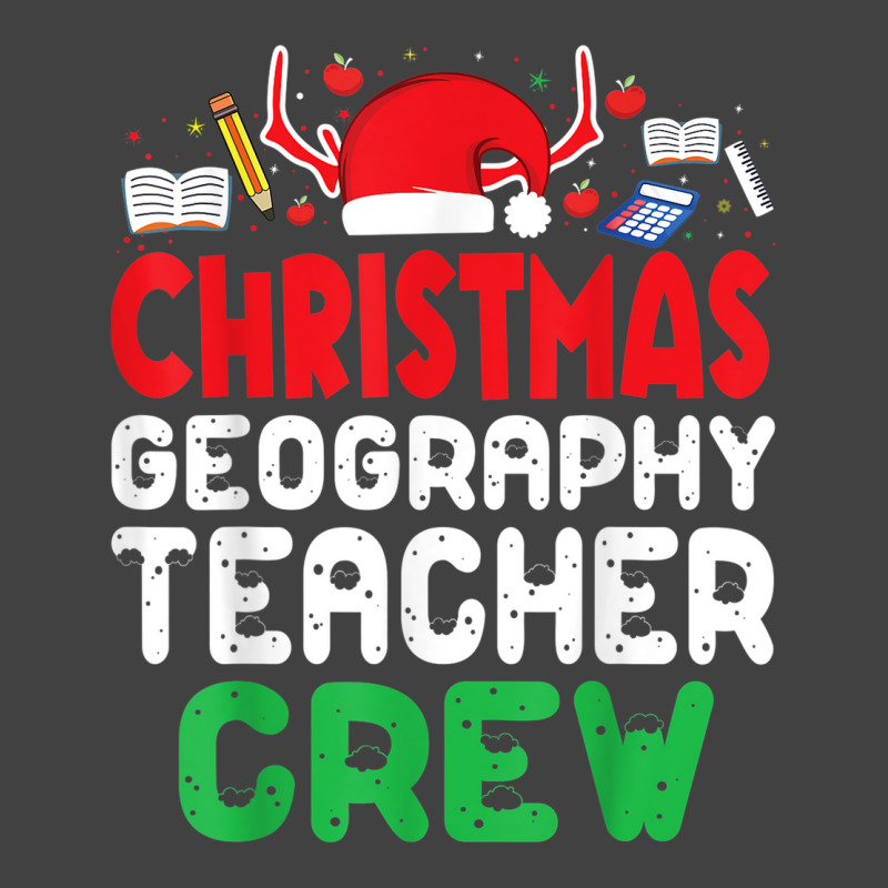 Christmas Geography Teacher Crew Wonderful Xmas Present Vintage T-shirt | Artistshot