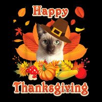 Happy Thanksgiving Tonkinese Cat I'm Thankful For My Turkey Men's Long Sleeve Pajama Set | Artistshot