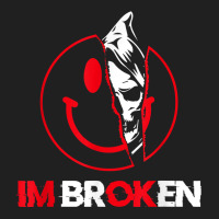 I'm Ok I'm Broken Invisible Illness Mental Awareness Reaper T Shirt Ladies Polo Shirt | Artistshot