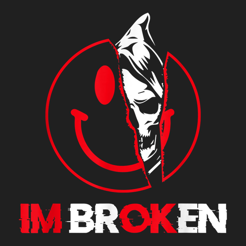 I'm Ok I'm Broken Invisible Illness Mental Awareness Reaper T Shirt Ladies Polo Shirt by alishia3asa | Artistshot