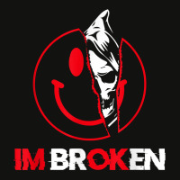 I'm Ok I'm Broken Invisible Illness Mental Awareness Reaper T Shirt Scorecard Crop Tee | Artistshot