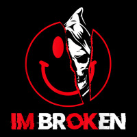 I'm Ok I'm Broken Invisible Illness Mental Awareness Reaper T Shirt Cropped Sweater | Artistshot