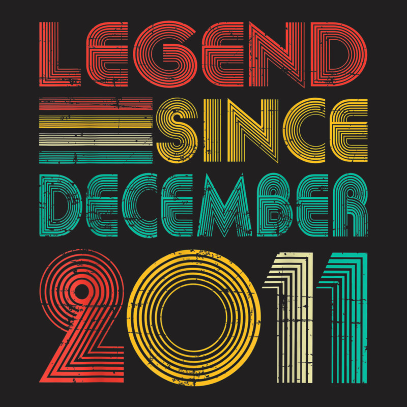 Legend Since December 2011 11th Birthday Gift 11 Years Old T-shirt | Artistshot