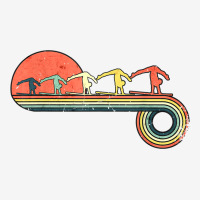 Gymnast Girl Exercise Retro Vintage Sunset Rainbow Color Camper Cup | Artistshot