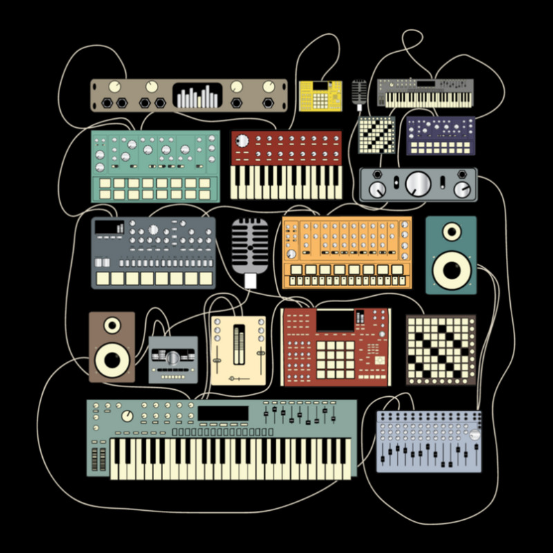 Electronic Musician Synthesizer And Drum Machine Dj Zipper Hoodie | Artistshot