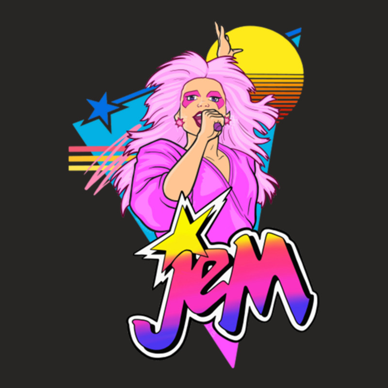 Jem 80s Style Art Ladies Fitted T-Shirt by LYNDSADEETER | Artistshot