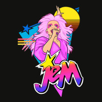 Jem 80s Style Art Scorecard Crop Tee | Artistshot