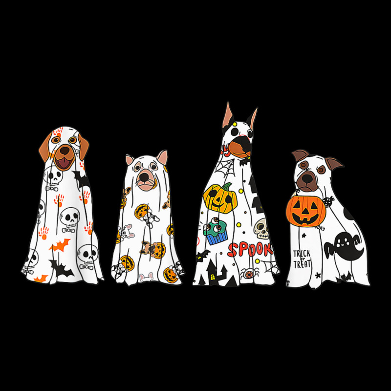 Dog Ghost Spooky Season Ghost Halloween Groovy Retro Adjustable Cap | Artistshot