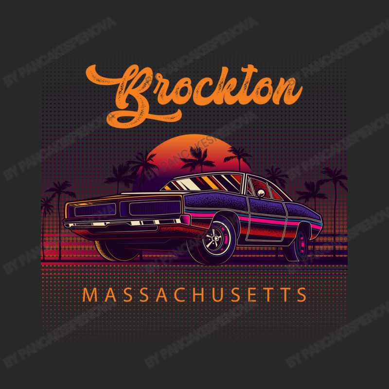 Brockton Massachusetts Retro Vintage 80s 90s Muscle Cars Retrowave Aes Printed hat by pancakespienova | Artistshot