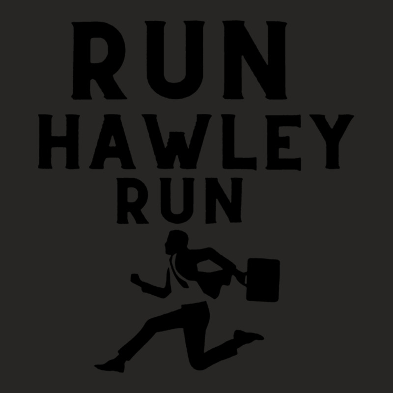 Funny Hawley Running Ladies Fitted T-Shirt by cm-arts | Artistshot