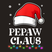 Pepaw Claus Christmas Funny Family Matching Pajamas Tank Top | Artistshot