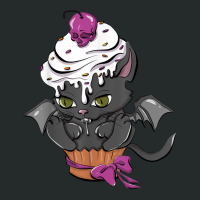 Halloween Scary Vampire Cat Bat Cupcake Halloween Clothing T Shirt Women's Triblend Scoop T-shirt | Artistshot